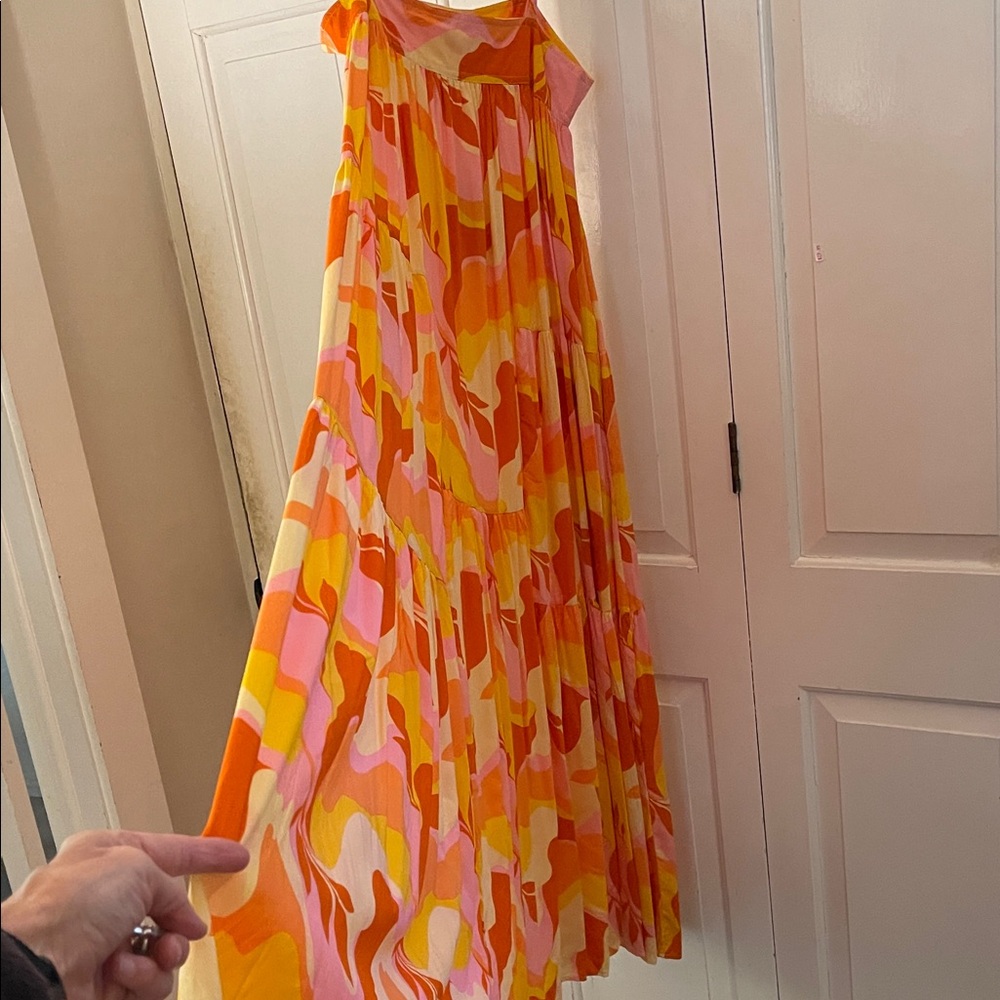 Vibrant Multicolor Maxi Dress - Picture 5 of 6